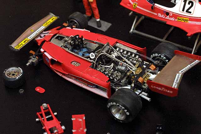 1/43 Ferrari 312T（Make up製キット スーペリアモデルの完成品